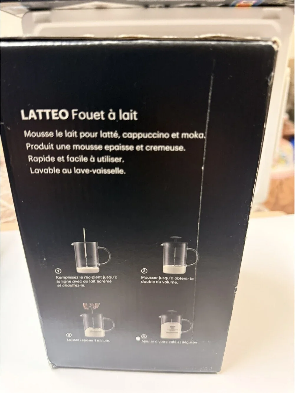Bodum Latteo Manual Milk Frother, 8 oz. Use for Cocktails & Dressings Too